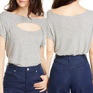 Free People June Cutout T-shirt Sz XS